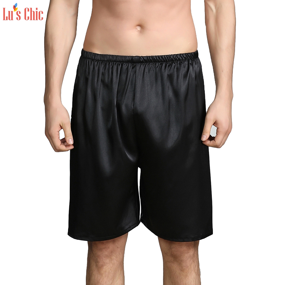Men's Satin Boxers Underwear Shorts - Lu's Chic
